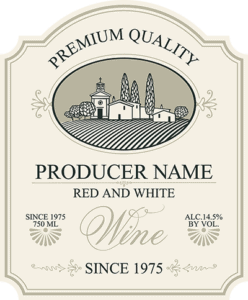 wine label printing