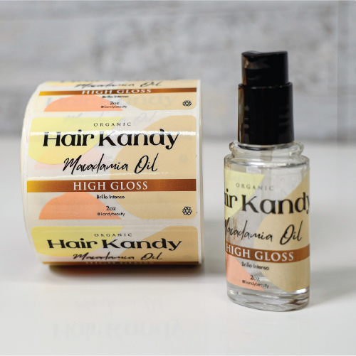 Custom clear label sticker for skincare and cosmetics. Clear label sticker for any surfaces. Elevate your brand with our custom clear stickers and labels, which are water- and oil-resistant, and tamper-resistant with value prices, 2-day turnaround, & free shipping.