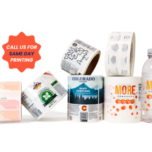 High-quality custom clear label from Sticker Mountain at value prices and free shipping.