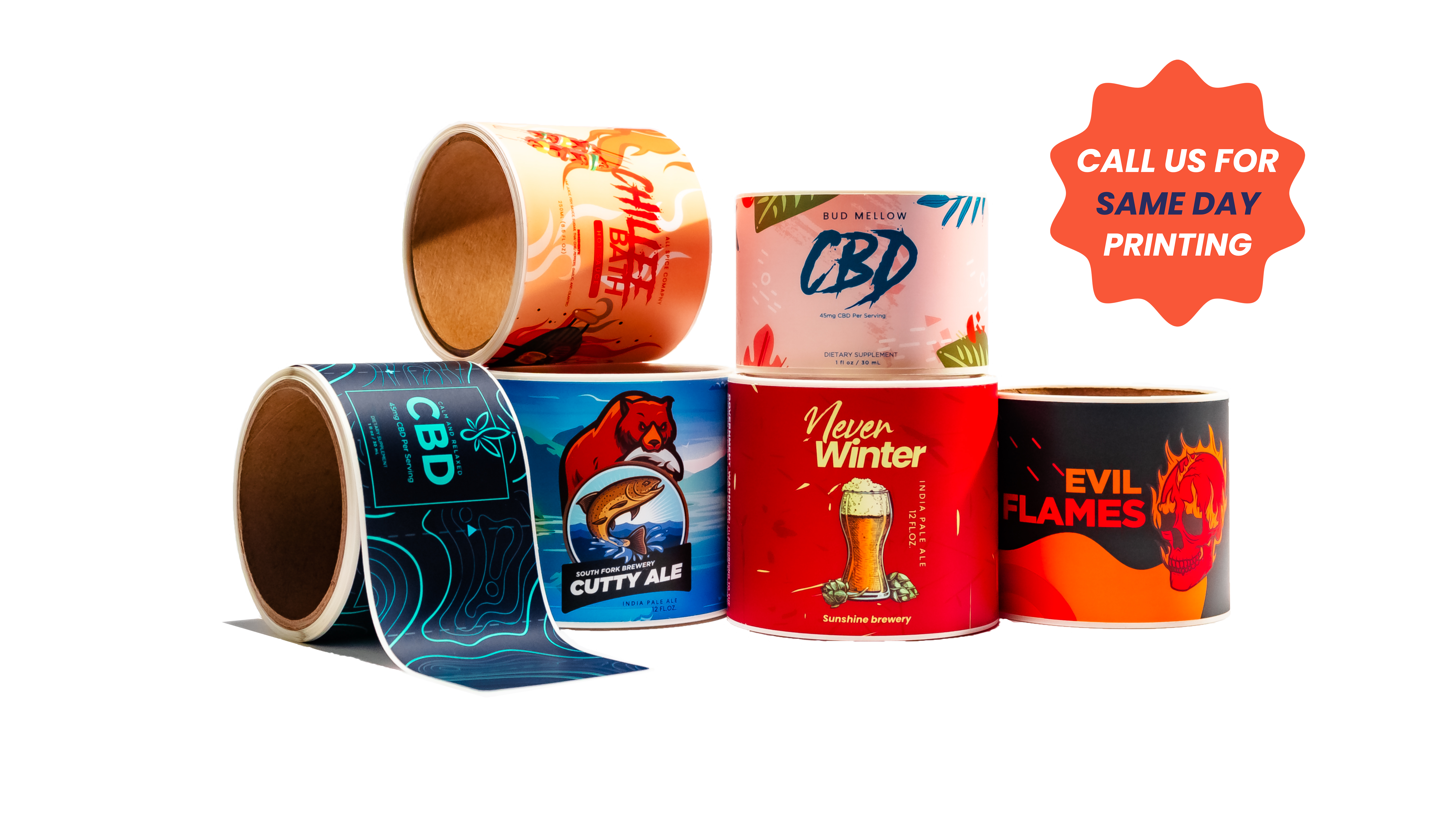 Meander and løfte Custom Product Labels | Product Label Printing Service