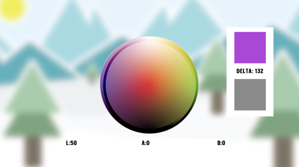 LAB Color Space Delta Value