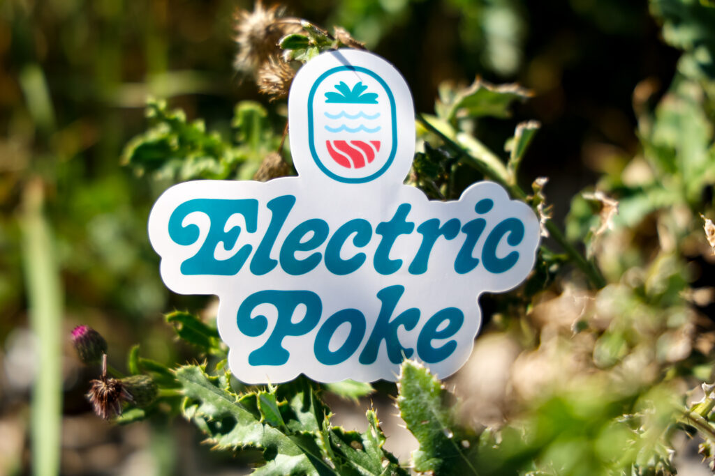 electric poke sticker