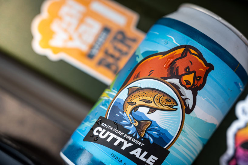 ale beer can on cooler