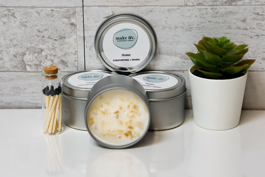 make and c candles home