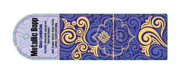 metallic label