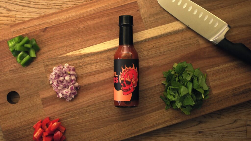 hot sauce label