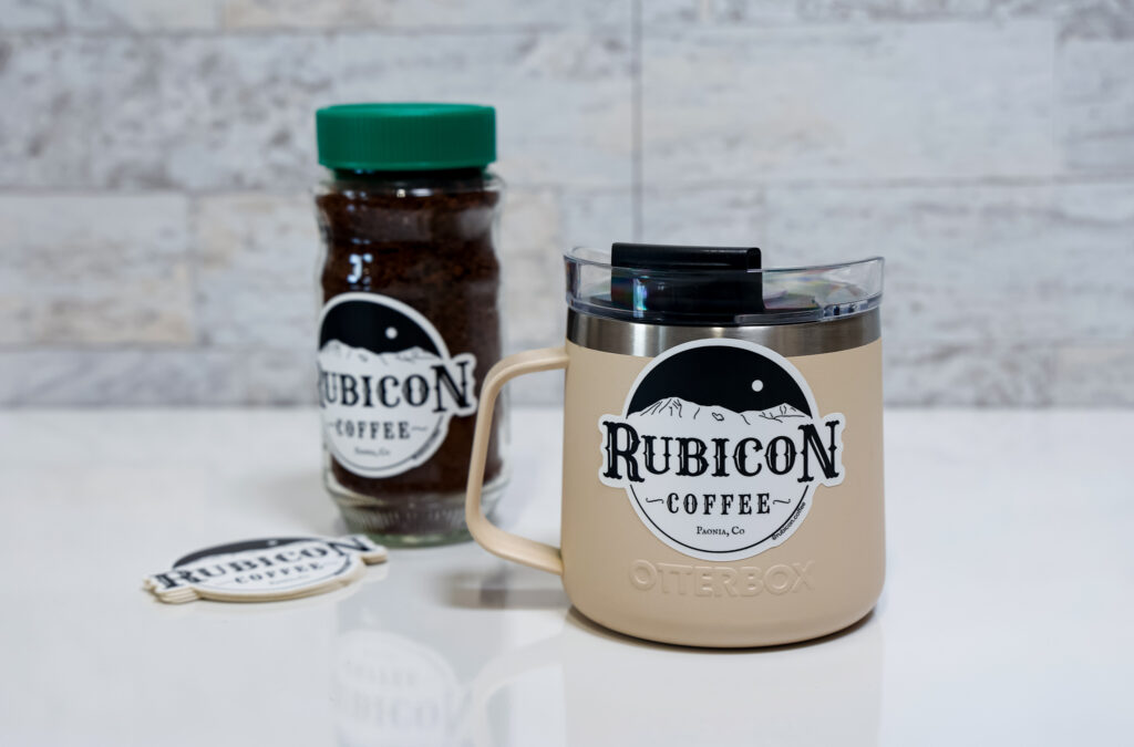 rubicon coffee stickers