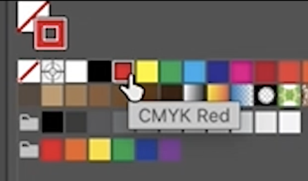 color panel red