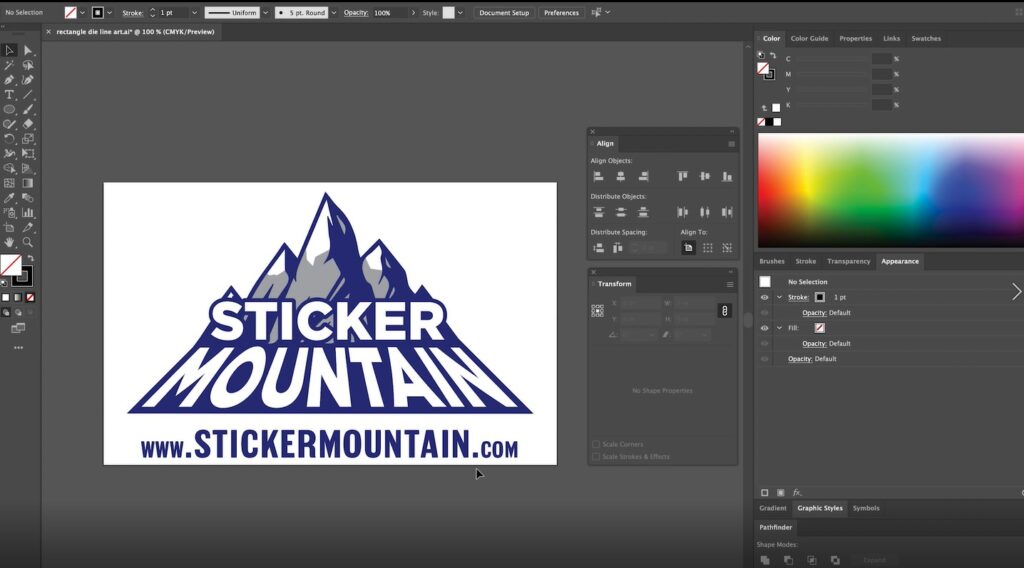 open art in illustrator