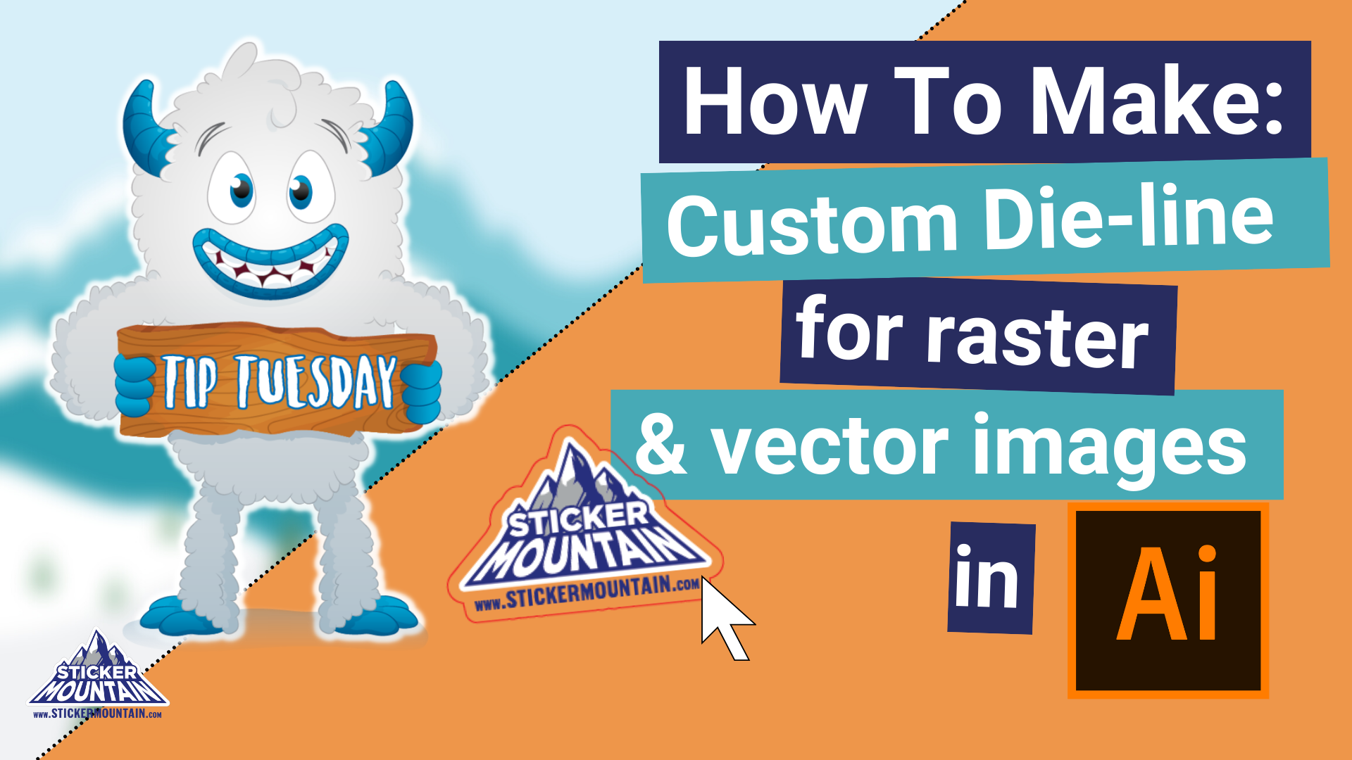 custom die line for raster and vector images