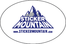 oval sticker