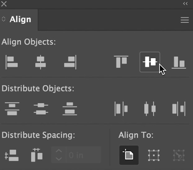 center align