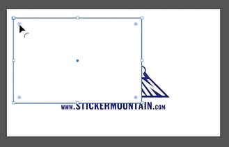 rounded corners for rectangular sticker