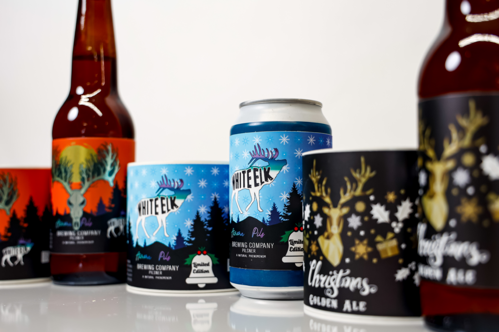 holiday beer labels