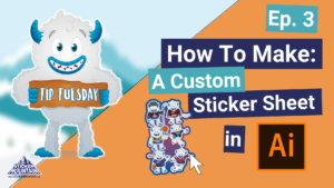 how to make a custom sticker sheet part two