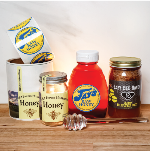 custom honey labels