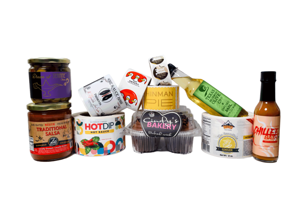 custom food packaging labels