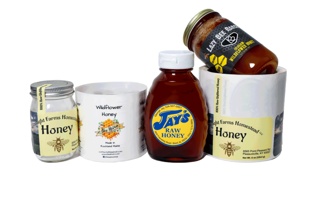 custom honey labels