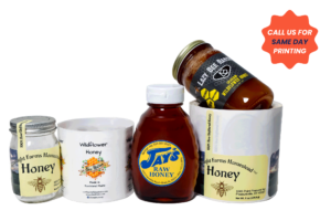 Durable and High-quality Honey Labels