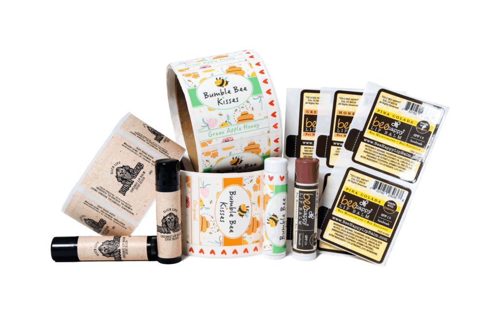 lip balm labels