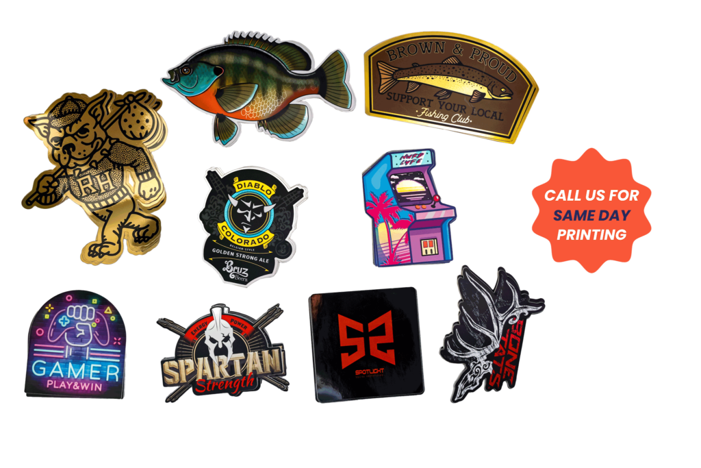 Metallic Label Metallic Sticker Printing Sticker Mountain