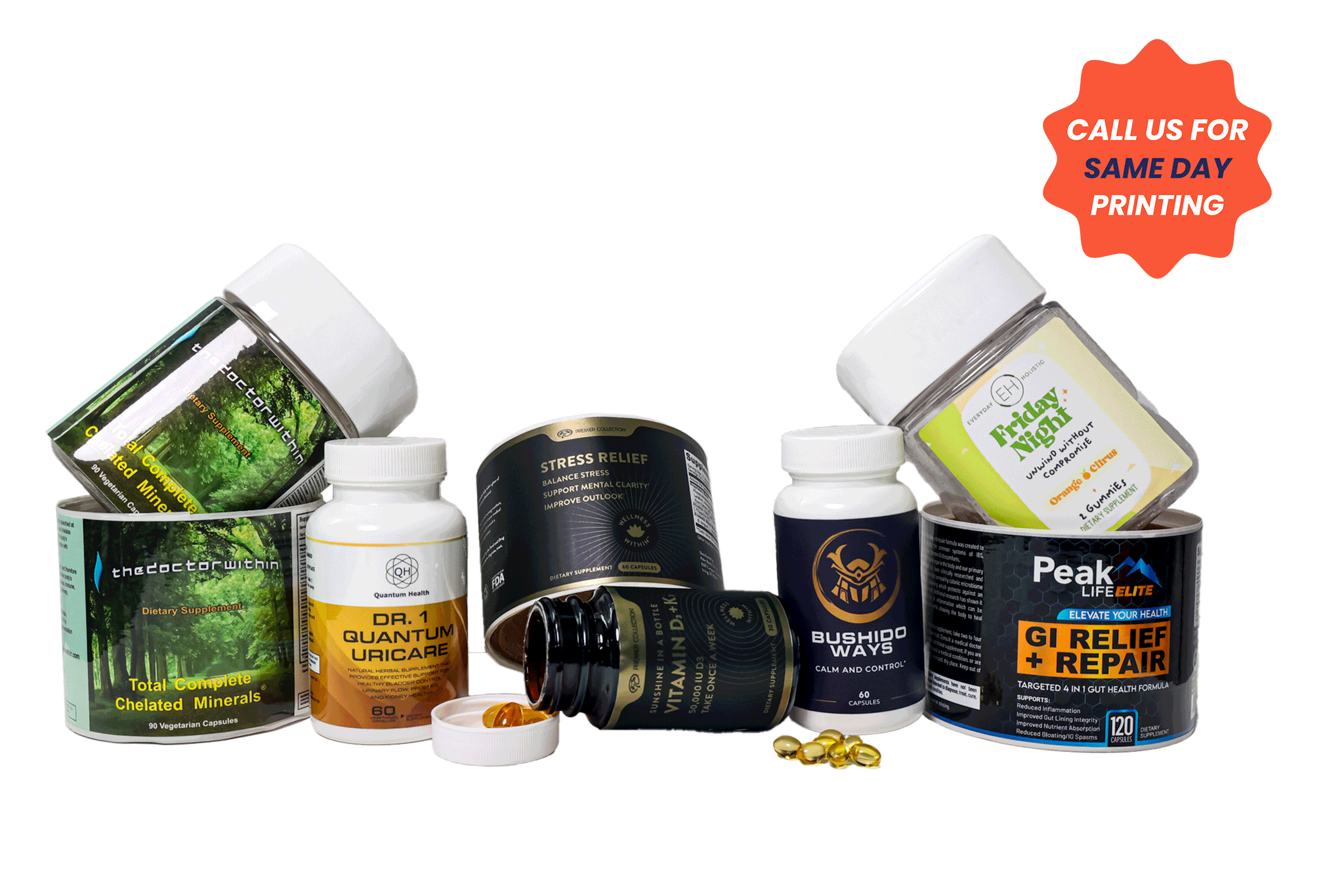 Supplement and Nutraceutical Label