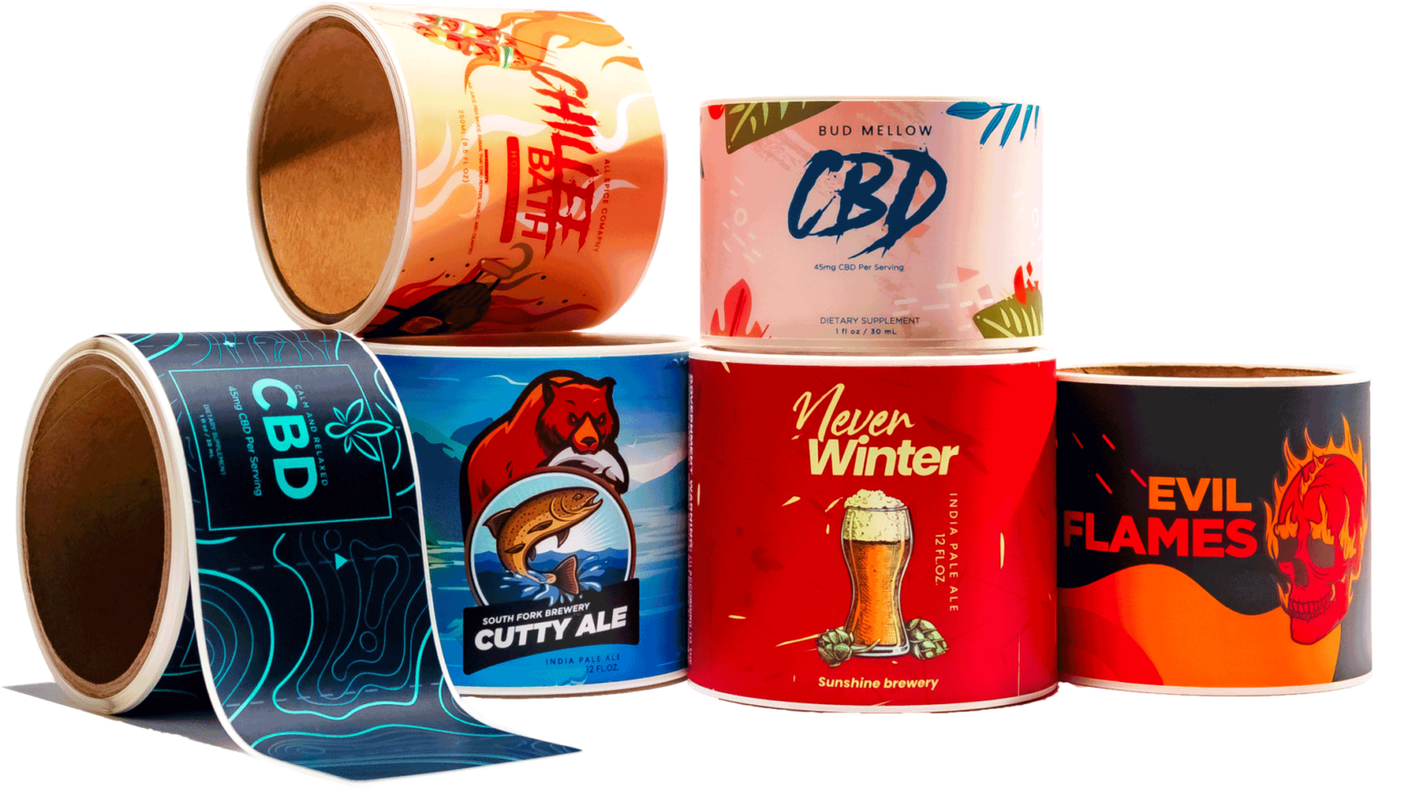 Custom Commercial Labels and Stickers Sticker Mountain