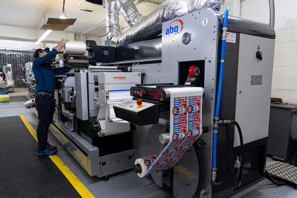 digital label embellishments machine