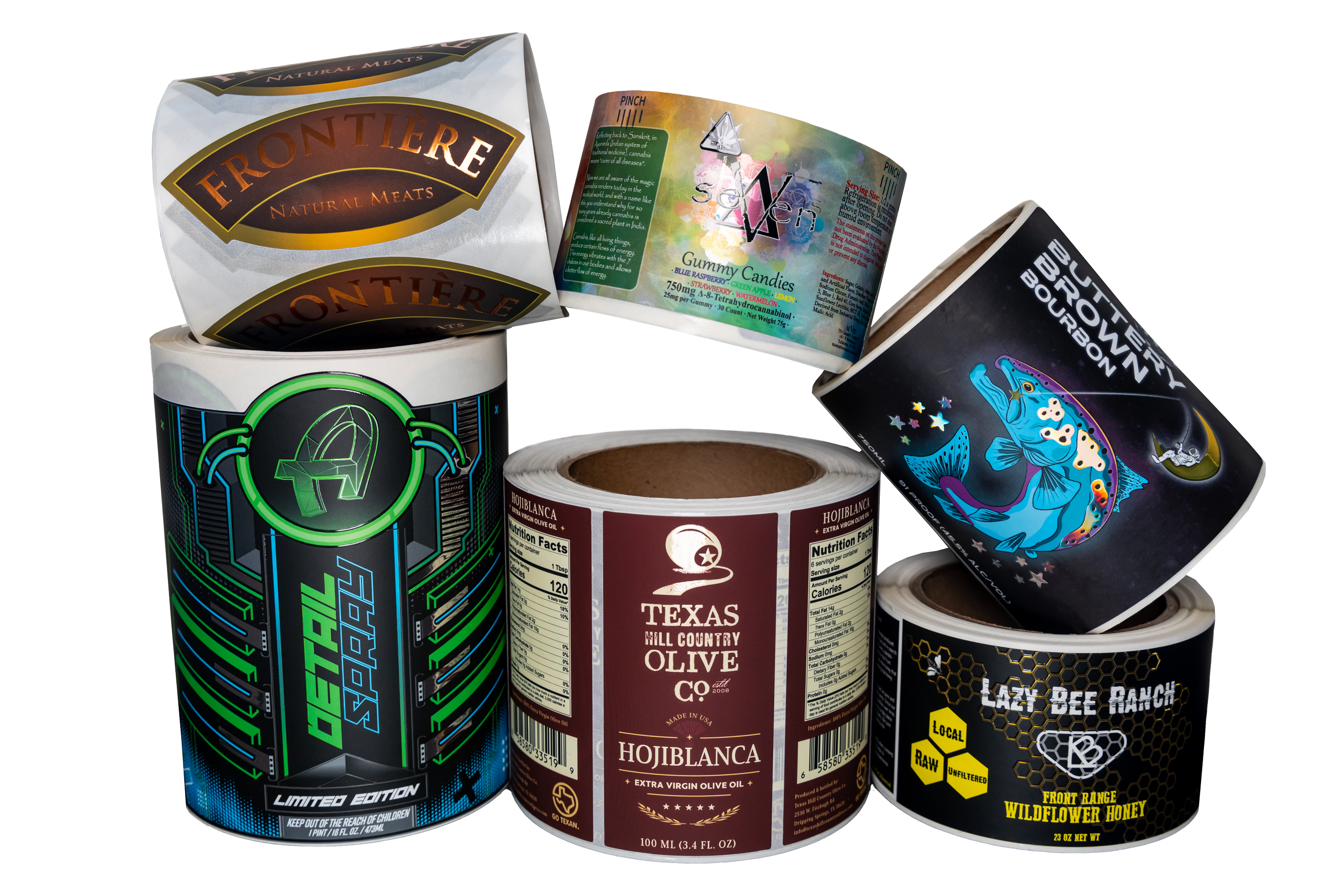 digital embellishment labels