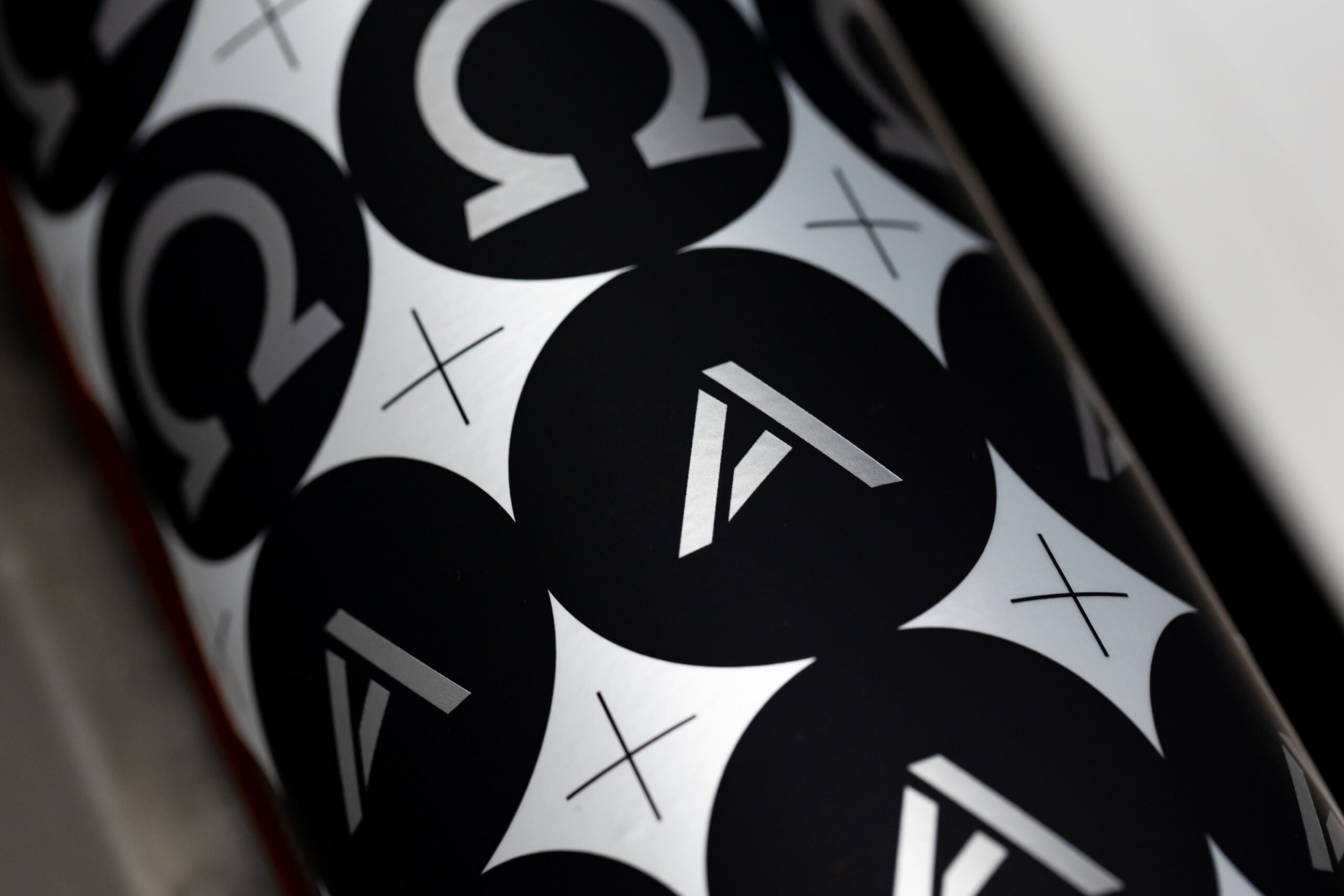 johnny slicks soft touch matte lamination metallic circle labels