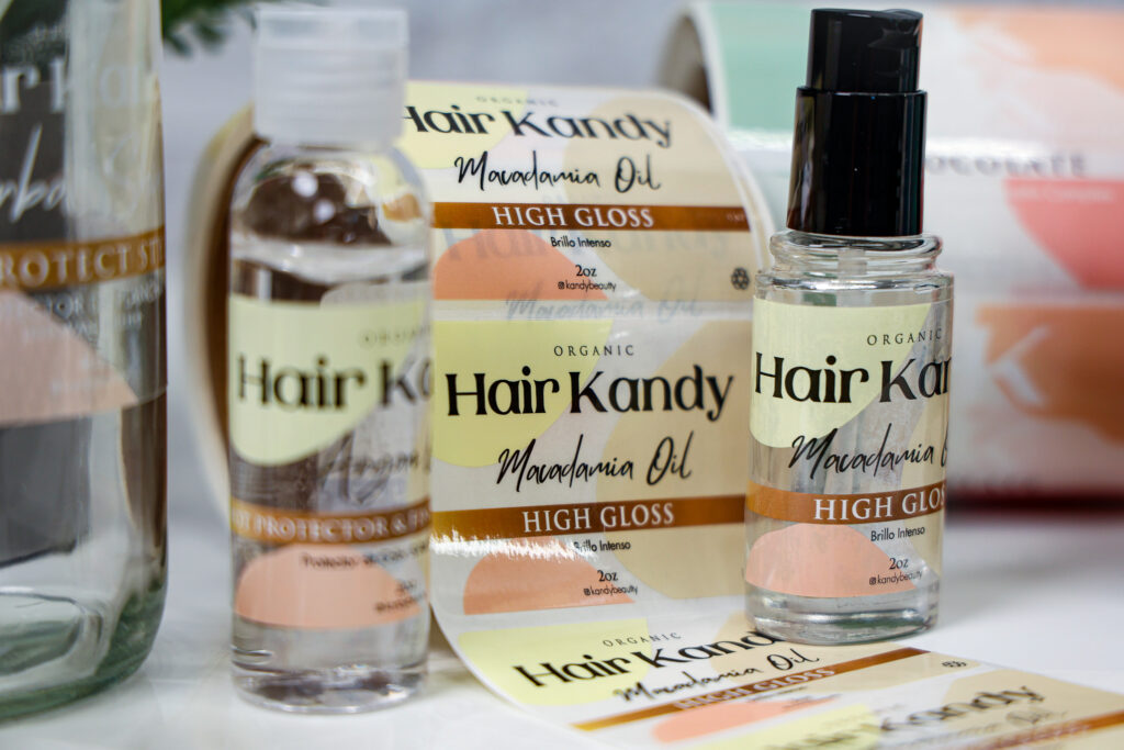 hair product labels